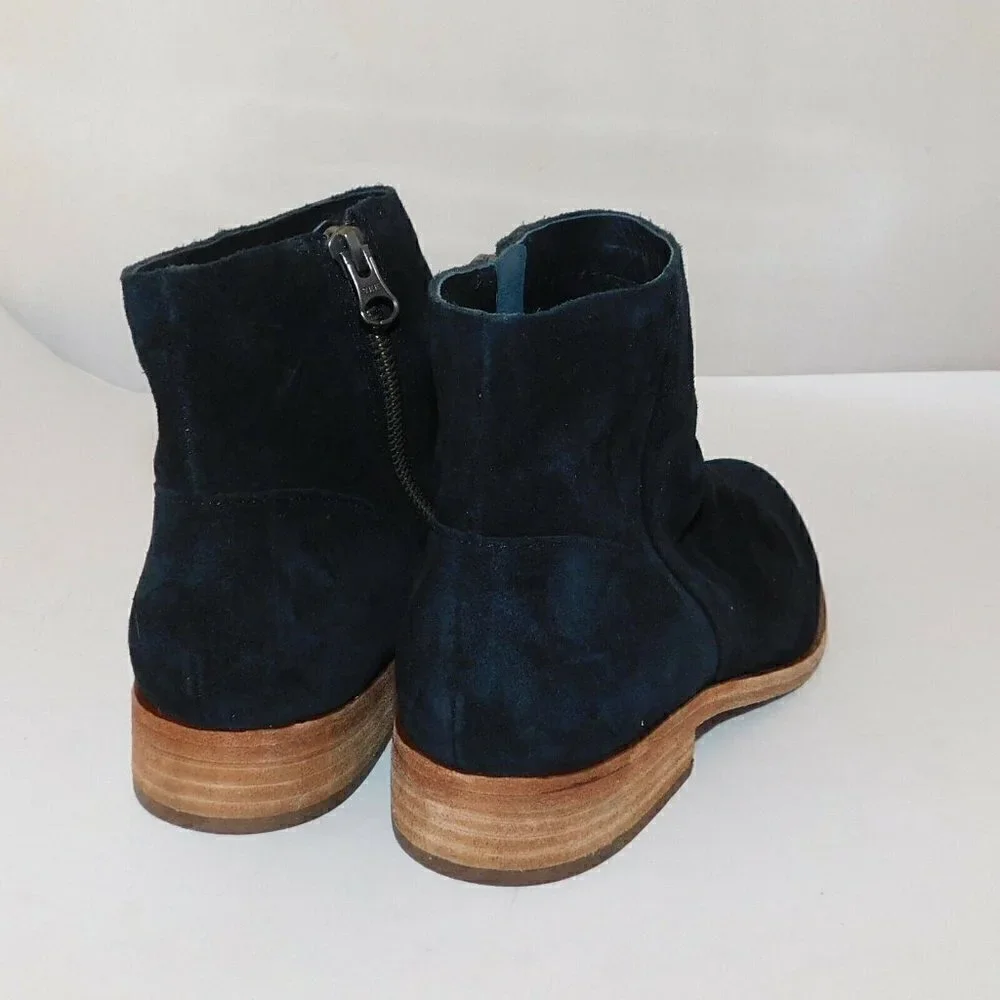 KORK-Ease Giba Ruched Black Suede Bootie‎ women’s 6 M